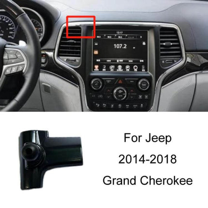 Dashboard Phone Holder For GPS Navigation In Car Daily Use compact clip-on mount for Jeep Grand Cherokee 2014-2018 vent/dashboard installation