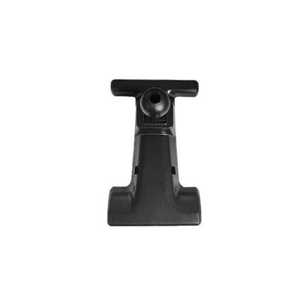 Car Dashboard Phone Mount With Integrated Base For Navigation compact black plastic clip-on mount for stable in-car GPS and hands-free use