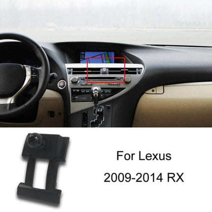 Car Dashboard Phone Mount With Integrated Base For Navigation clipped to Lexus RX dashboard vent, stable GPS and hands-free holder for 2009-2014 models