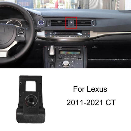 Car Dashboard Phone Mount With Integrated Base For Navigation clip-on for Lexus CT 2011-2021, stable dashboard/vent mount for GPS and hands-free calls