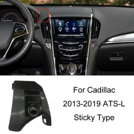 Cadillac Dashboard Phone Mount For Navigation Left Hand Drive compact clip-on base secures phone on dash without blocking vents for GPS and hands-free use