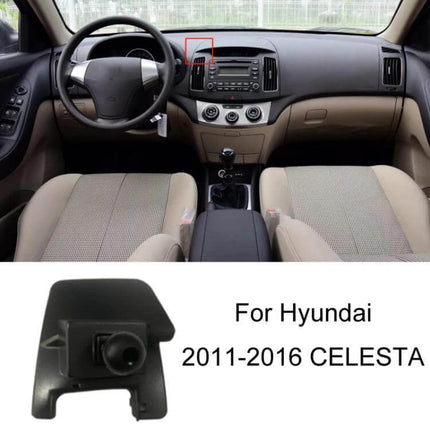 Dashboard Clip-On Navigation Bracket for Hyundai Cars mounted on center dashboard of Hyundai Celesta, clip-on phone navigation bracket in original dash location