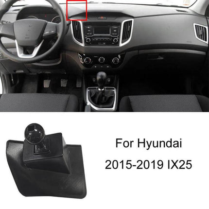 Dashboard Clip-On Navigation Bracket for Hyundai Cars mounted on Hyundai IX25 2015-2019 dashboard near original dash location, stable clip-on phone mount