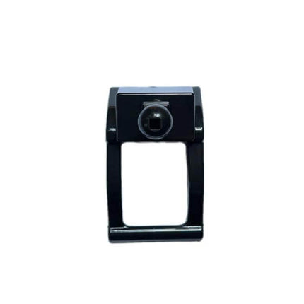 Car Navigation Bracket Base For Left Hand Drive Dashboard - black plastic clip-on mount for left-hand drive dash, secures phone or GPS without blocking vent