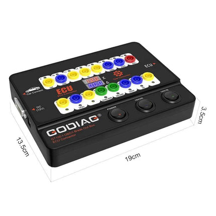 GODIAG Device for Routine Vehicle Maintenance Checks compact ECU current monitor with colored test ports and cables