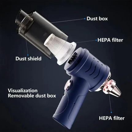 Mini Powerful Car Wireless Vacuum For Quick Home Cleanups | Syndmart