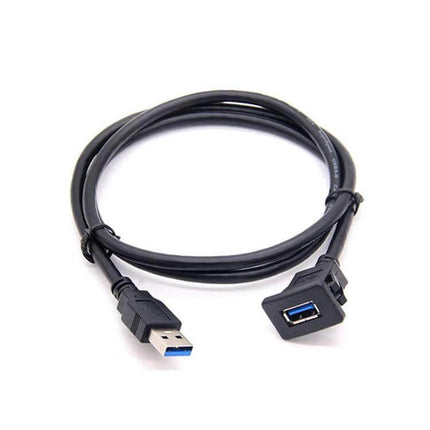 Instrument Panel Extension Cable for Car, Boat, or Motorcycle 1m with nickel-plated connectors and oxygen-free copper core, durable PVC shell