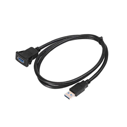 Instrument Panel Extension Cable for Car, Boat, or Motorcycle 1m - black PVC 1m cable with nickel-plated connectors and oxygen-free copper core for relocating gauges