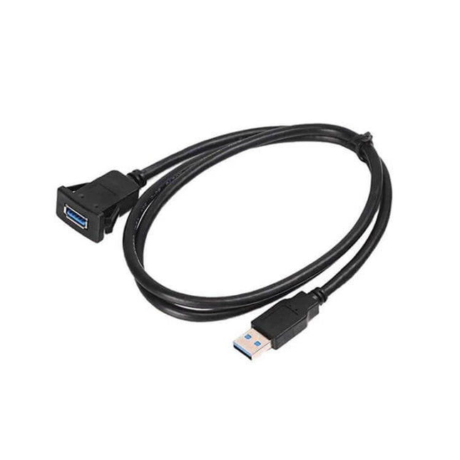 Instrument Panel Extension Cable for Car, Boat, or Motorcycle 1m - black PVC 1m cable with nickel-plated connectors and oxygen-free copper core for relocating gauges