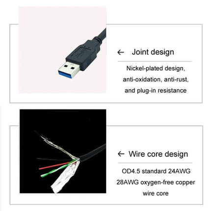 Instrument Panel Extension Cable for Car, Boat, or Motorcycle 1m - nickel-plated connectors, PVC jacket, oxygen-free copper core extension cable