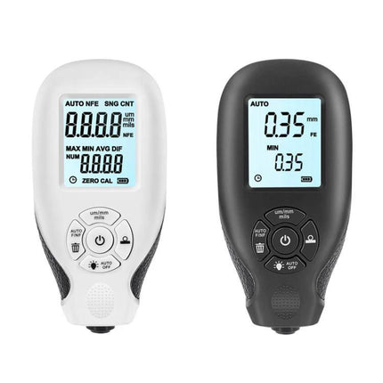 Precise Gauge for Measuring Coating Thickness on Surfaces handheld digital coating thickness gauge for paint inspection on cars and metal surfaces
