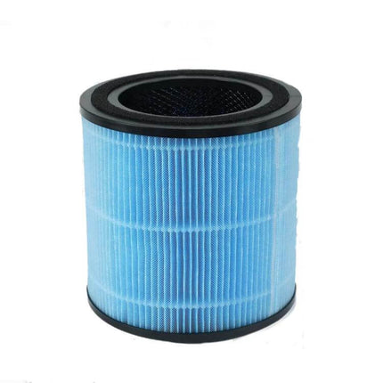 Air Purifier Replacement HEPA Filter For Clean Indoor Air - blue cylindrical replacement filter for Airtok AP0601 capturing pet hair and odors