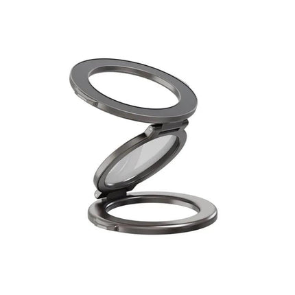 Foldable Double-sided Magnetic Phone Holder Gym Car Universal Stand, Basic Black, Basic Silver, Mirror Type Black, Mirror Type Silver
