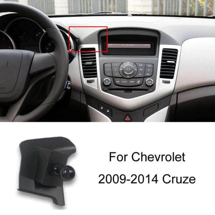Chevrolet Dashboard Phone Mount Bracket For Navigation Snap-On Holder installed on Cruze dashboard vent area, compact plastic snap-on bracket for hands-free navigation