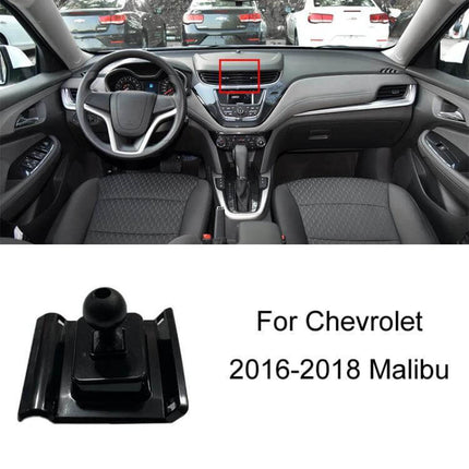 Chevrolet Dashboard Phone Mount Bracket For Navigation Snap-On Holder mounted in 2016-2018 Malibu dashboard card position