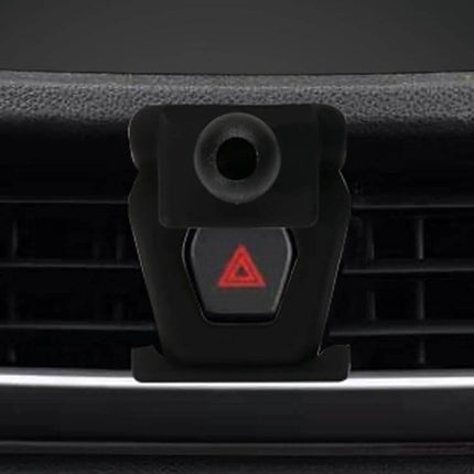 Chevrolet Dashboard Phone Mount Bracket For Navigation Snap-On Holder black plastic vent snap-on bracket mounted over hazard button
