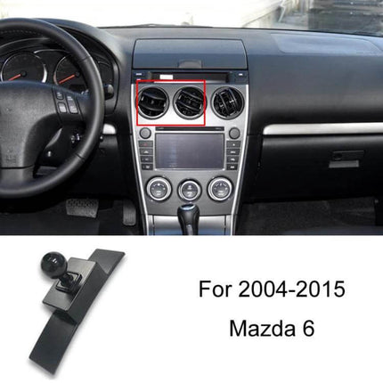 Mazda Car Phone Mount For Dashboard Air Vent Stable Fit - compact snap-on dash/vent mount for Mazda 6 (2004-2015) keeps phone stable and unobstructed