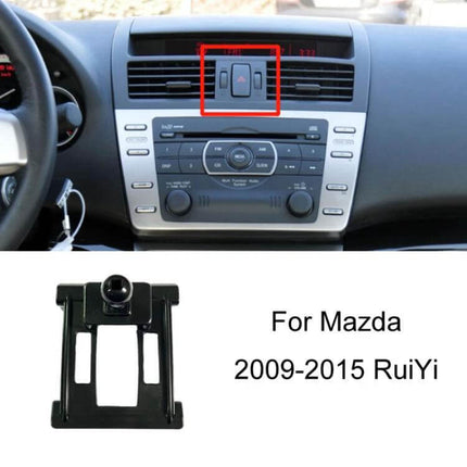 Mazda Car Phone Mount For Dashboard Air Vent Stable Fit — compact snap-on holder for navigation and hands-free use, secure base reduces movement