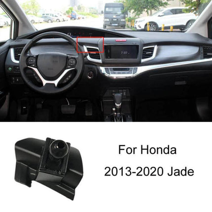Dashboard Phone Holder Car Mount For Navigation Snap On installed on Honda Jade 2013-2020 dashboard near center vent, compact snap-on design for hands-free navigation