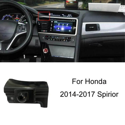 Dashboard Phone Holder Car Mount For Navigation Snap On installed on Honda 2014-2017 dashboard showing compact snap-on vent mount