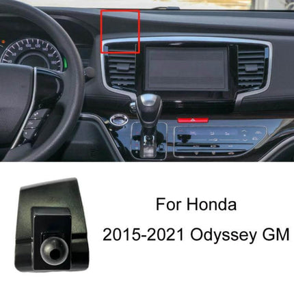 Dashboard Phone Holder Car Mount For Navigation Snap On shown snapped to dashboard near air vent in Honda Odyssey 2015-2021