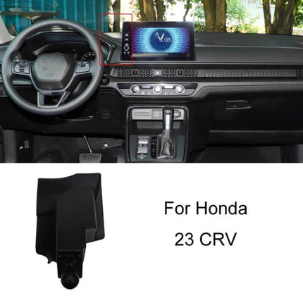 Honda Left Hand Drive Car Phone Navigation Holder Mount installed on dashboard of 2023 Honda CRV for stable GPS and hands-free use