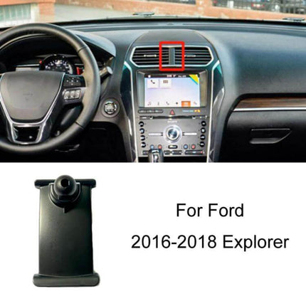 Car Phone Holder For Dashboard Clip On Mount Universal Fit - clip-on dashboard mount installed on Ford Explorer air vent for hands-free navigation