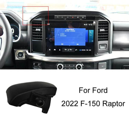 Car Phone Holder For Dashboard Clip On Mount Universal Fit installed on Ford 2022 F-150 Raptor dashboard near air vent