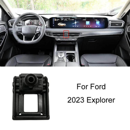 Ford Left-Hand Drive Car Phone Holder for Dash Navigation — clip-on dashboard mount for Ford 2023 Explorer, secures phone for navigation and hands-free use