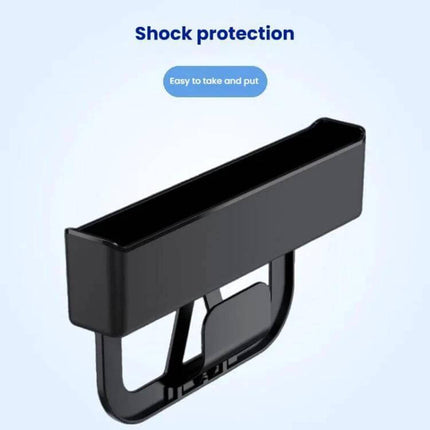Car Seat Seam Storage Box Universal Organizer For In Seat Gaps - black shock protection seam organizer for coins, keys and cables