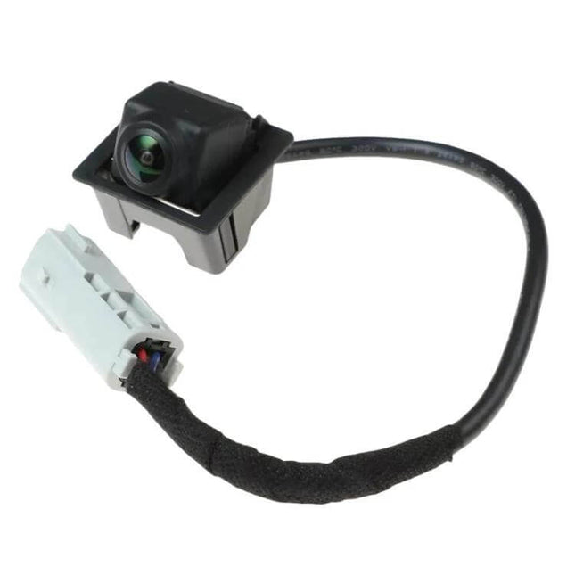 Vehicle Rearview Camera for Safe Reversing and Parking compact black rear camera with wiring harness for clear low-light reversing and parking assistance