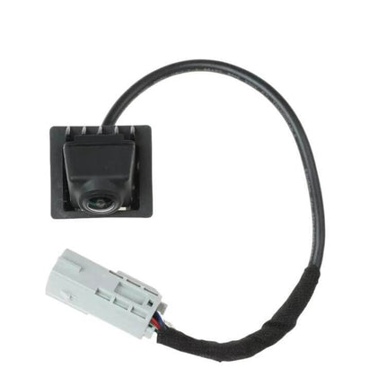Vehicle Rearview Camera for Safe Reversing and Parking - compact black backup camera with wiring harness for clear low-light rear visibility