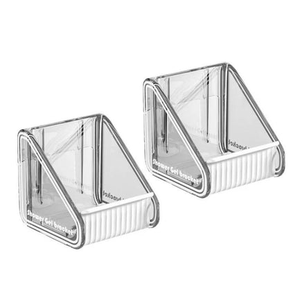 Wall-Mounted Organizer for Bathroom Shower Essentials at Home - clear no-drill corner shelf for shampoo soap and bottles