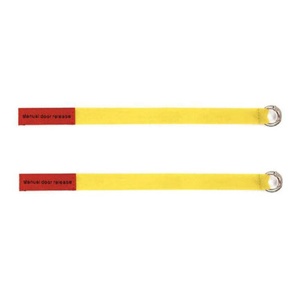 Door Emergency Pull Cord For Tesla Model Three And Y - yellow nylon manual door release strap (24x2.5cm) for Model 3 and Model Y