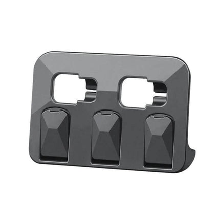 Hidden Trunk Hook for Tesla Model Y Foldable Car Organizer - snap-in black ABS foldable trunk hook for bags and umbrellas