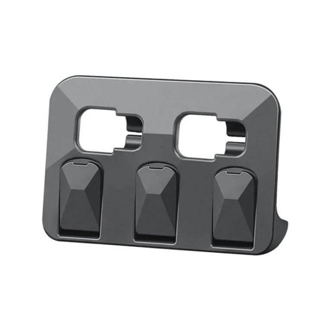 Hidden Trunk Hook for Tesla Model Y Foldable Car Organizer - snap-in black ABS foldable trunk hook for bags and umbrellas