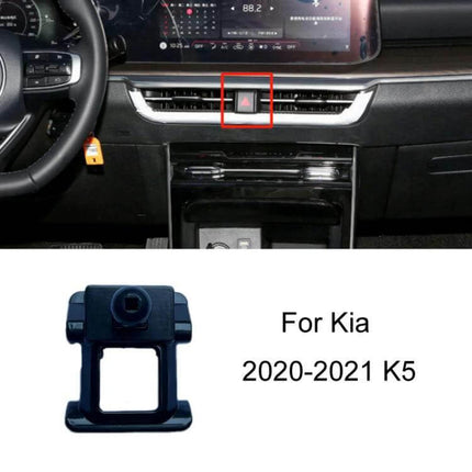 Dashboard Car Phone Holder for Left-Hand Drive Models snap-on dashboard mount for Kia K5 2020-2021, lightweight plastic GPS and hands-free support