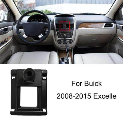 Firstland Buick Left Hand Drive Phone Navigation Bracket dashboard clip-on mount for Buick Excelle 2008-2015, secure vent/dashboard phone holder