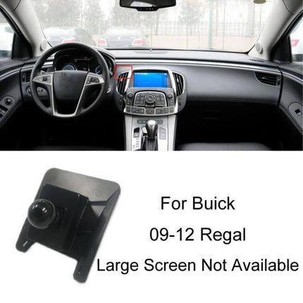 Firstland Buick Left Hand Drive Phone Navigation Bracket mounted on Buick dashboard showing vent clip and phone position