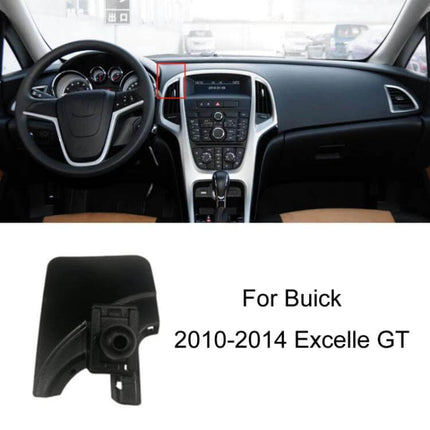 Firstland Buick Left Hand Drive Phone Navigation Bracket mounted on Buick 2010-2014 Excelle GT dashboard, clip-on phone holder for navigation