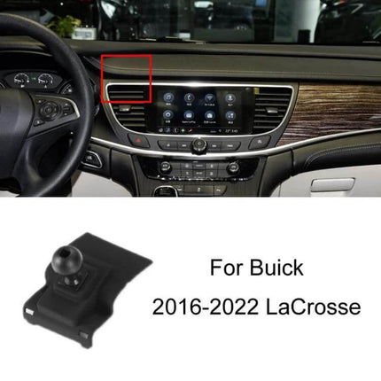 Firstland Buick Left Hand Drive Phone Navigation Bracket dashboard clip-on mount for 2016-2022 Buick LaCrosse, secures phone without blocking vents or view