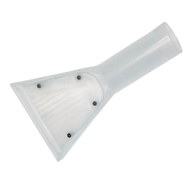 35mm/32mm Suction Pickup Tool for Sofa and Carpet Cleaning – clear plastic upholstery and carpet vacuum attachment with visible debris channel