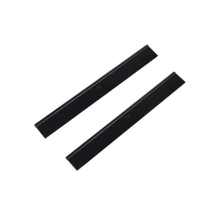 Soft Rubber Scraper Accessory for Karcher Window Cleaners - pair of black replacement rubber squeegee blades for streak-free glass