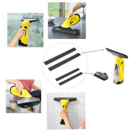 Soft Rubber Scraper Accessory for Karcher Window Cleaners - replacement soft rubber blades for streak-free window cleaning