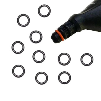 O-Ring Replacement Set for Karcher Steam Cleaners, 10 Pieces - 10 black replacement O-rings with steam cleaner nozzle to prevent leaks and restore sealing