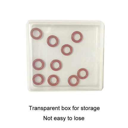 O-Ring Replacement Set for Karcher Steam Cleaners, 10 Pieces - 10 red O-rings in transparent storage box for SC2 SC3 SC4 SC5 CTK10 CTK20
