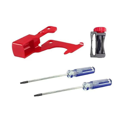 Replacement Main Switch Parts for Dyson V10 and V11 Vacuums red switch repair kit with two screwdrivers and accessory tool