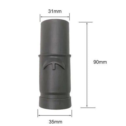 Dyson Vacuum Cleaner Hose Adapter for Everyday Maintenance - 31x35x90mm grey replacement adapter for routine vacuum hose repair