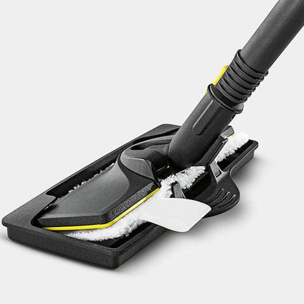 Karcher Steamer Frame Accessory for Carpet and Floor Cleaning attached to steam cleaner for pet hair and high-traffic carpet maintenance