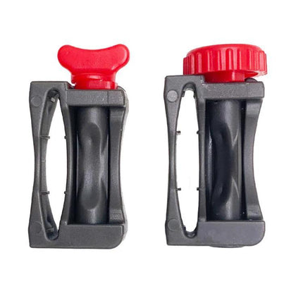 Switch Latch Holder for Dyson Vacuums, Hands-Free Use - red and gray accessory securing on/off button for V6 V7 V8 V10 V11 V15 V18 Slim models